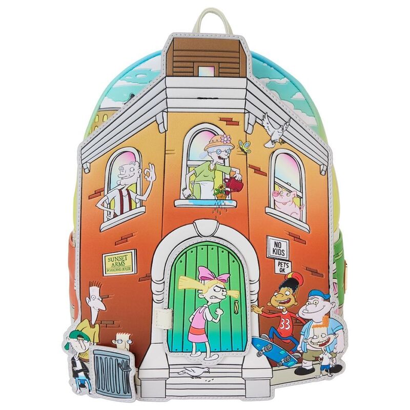 Loungefly Leather Nickelodeon Hey Arnold House Mini Backpack Loungefly Leather Nickelodeon Hey Arnold House Mini Backpack