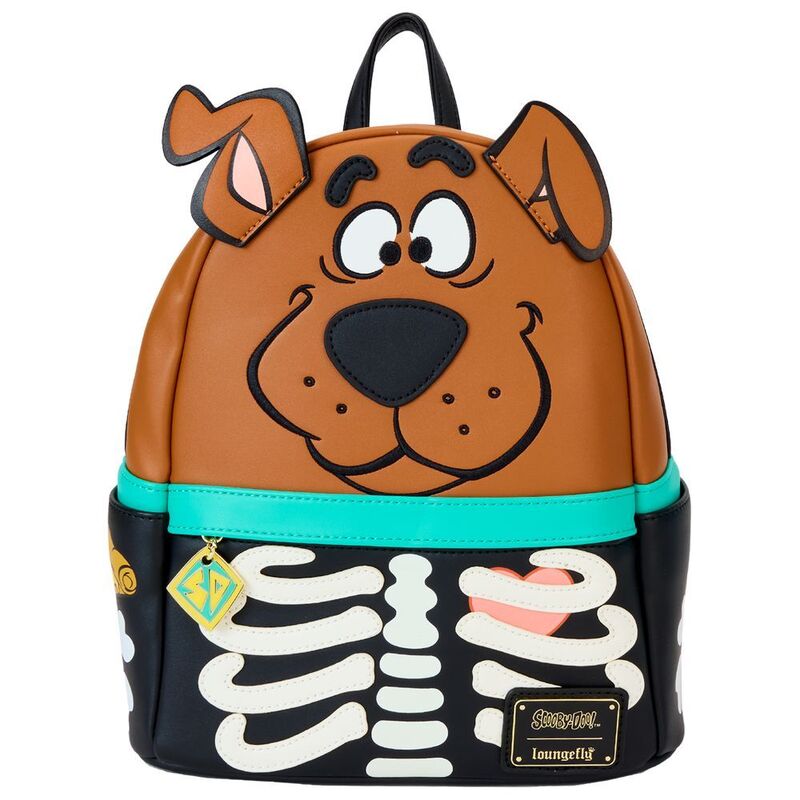 Loungefly Leather Scooby Doo Skeleton Scooby Cosplay Mini Backpack Loungefly Leather Scooby Doo Skeleton Scooby Cosplay Mini Backpack