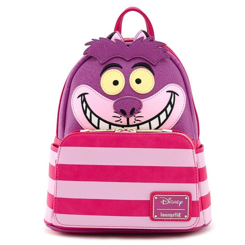 Loungefly Leather Alice In Wonderland Cheshire Cat Cosplay Mini Backpack Loungefly Leather Alice In Wonderland Cheshire Cat Cosplay Mini Backpack