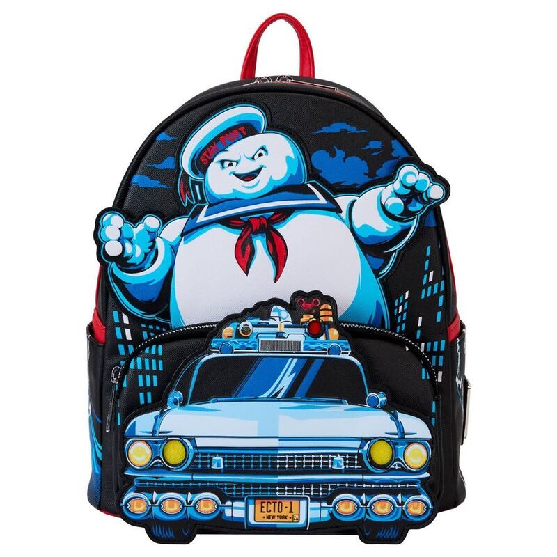 Loungefly Leather Ghostbusters Stay Puff Chasing Mini Backpack Loungefly Leather Ghostbusters Stay Puff Chasing Mini Backpack