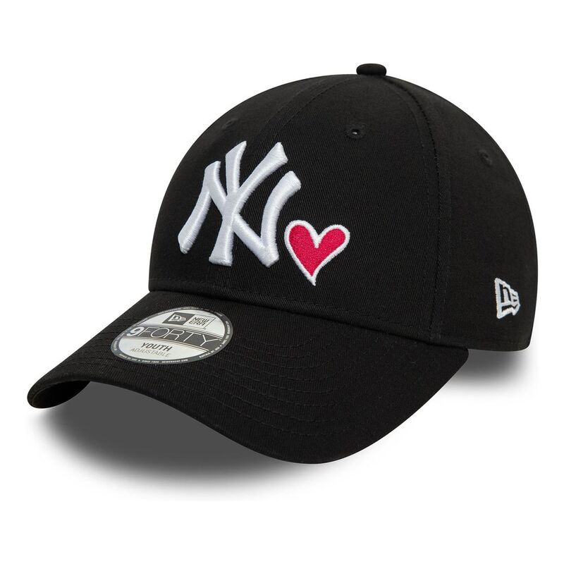 New Era Kids Icon 9Forty New York Yankees Black White Cap New Era Kids Icon 9Forty New York Yankees Black White Cap