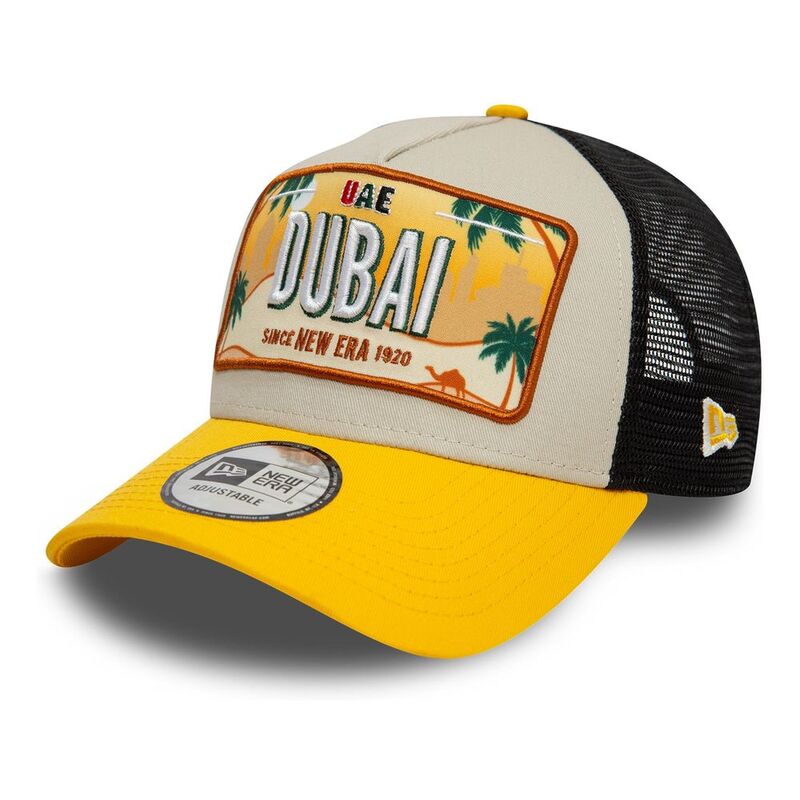 New Era Trucker New Era Beige Cap (One Size) New Era Trucker New Era Beige Cap (One Size)