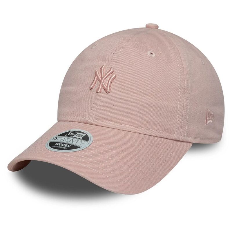 New Era Womens League Essential 9Twenty New York Yankees Pastel Pink Cap (One Size)