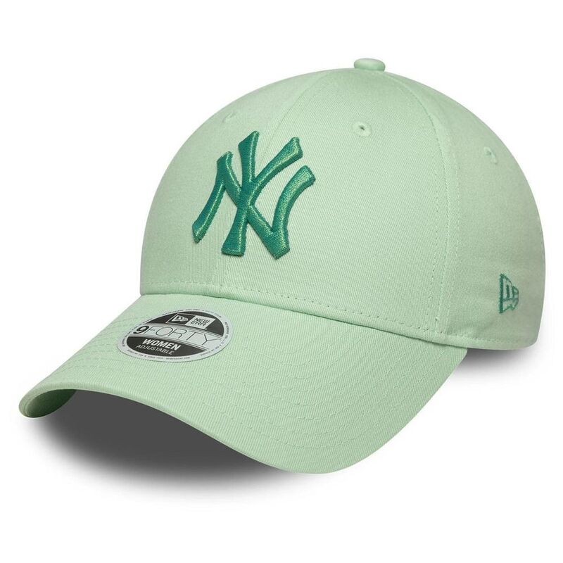 New Era Womens Metallic Logo 9Forty New York Yankees Green Pastel Cap (One Size) New Era Womens Metallic Logo 9Forty New York Yankees Green Pastel Cap (One Size)