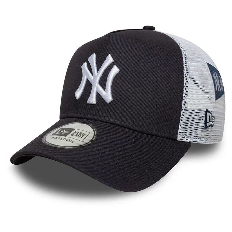 New Era Multi Patch Trucker New York Yankees Navy Cap (One Size) New Era Multi Patch Trucker New York Yankees Navy Cap (One Size)