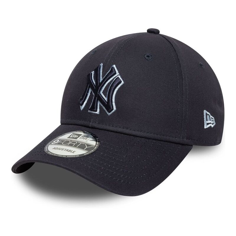 New Era Team Outline 9Forty New York Yankees Navy Cap (One Size) New Era Team Outline 9Forty New York Yankees Navy Cap (One Size)