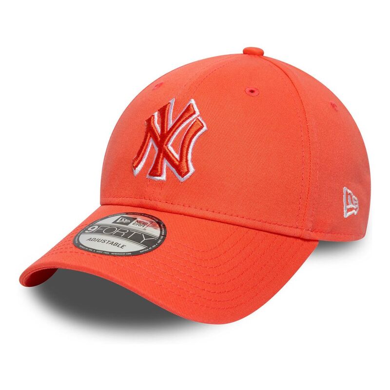 New Era Team Outline 9Forty New York Yankees Pink Cap (One Size) New Era Team Outline 9Forty New York Yankees Pink Cap (One Size)