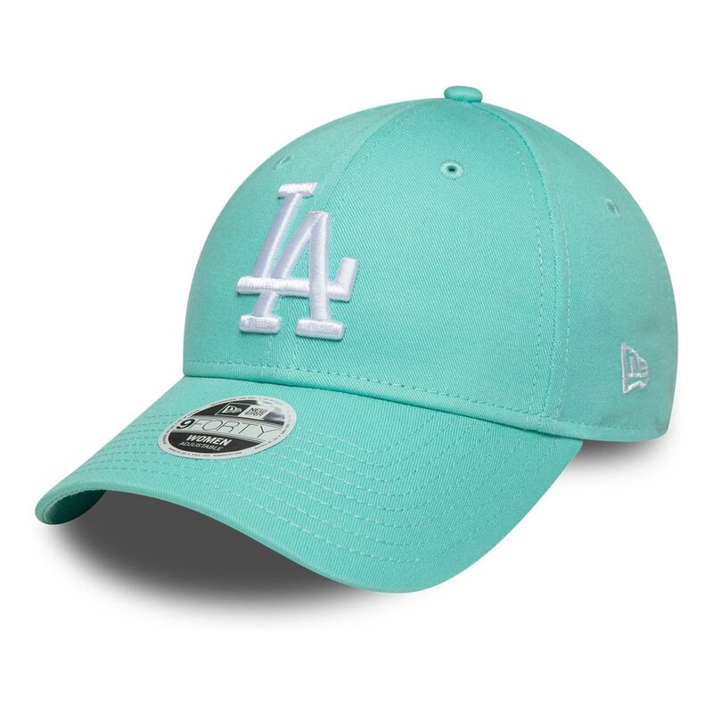 New Era Womens League Essential 9Twenty Los Angeles Dodgers Green Med Cap (One Size)