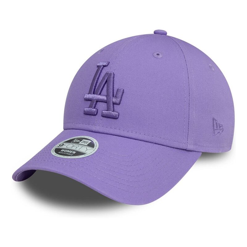 New Era Womens League Essential 9Forty Los Angeles Dodgers Purple Cap (One Size)
