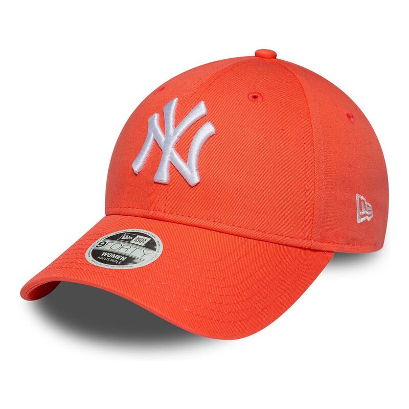 New Era Womens League Essential 9Forty New York Yankees Pink Cap (One Size)