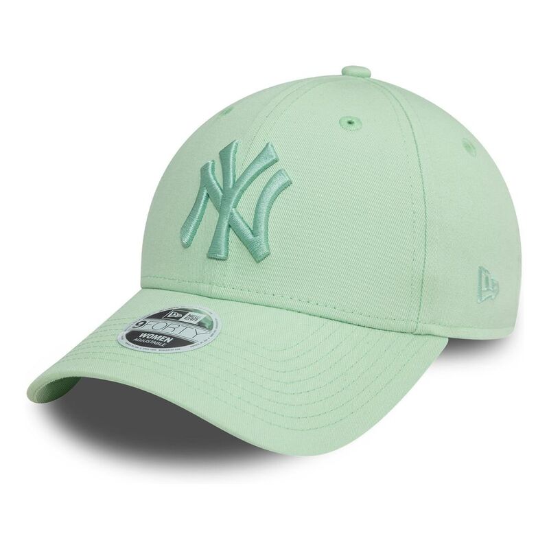 New Era Womens League Essential 9Forty New York Yankees Green Cap (One Size)