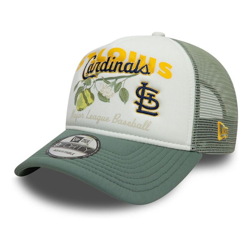 New Era Team Fruit Graphic Trucker St Louis Cardinals Green Cap (One Size)