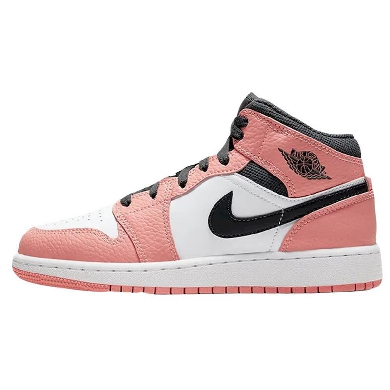 Nike Air Jordan 1 Mid Pink Quartz (GS) Sneakers