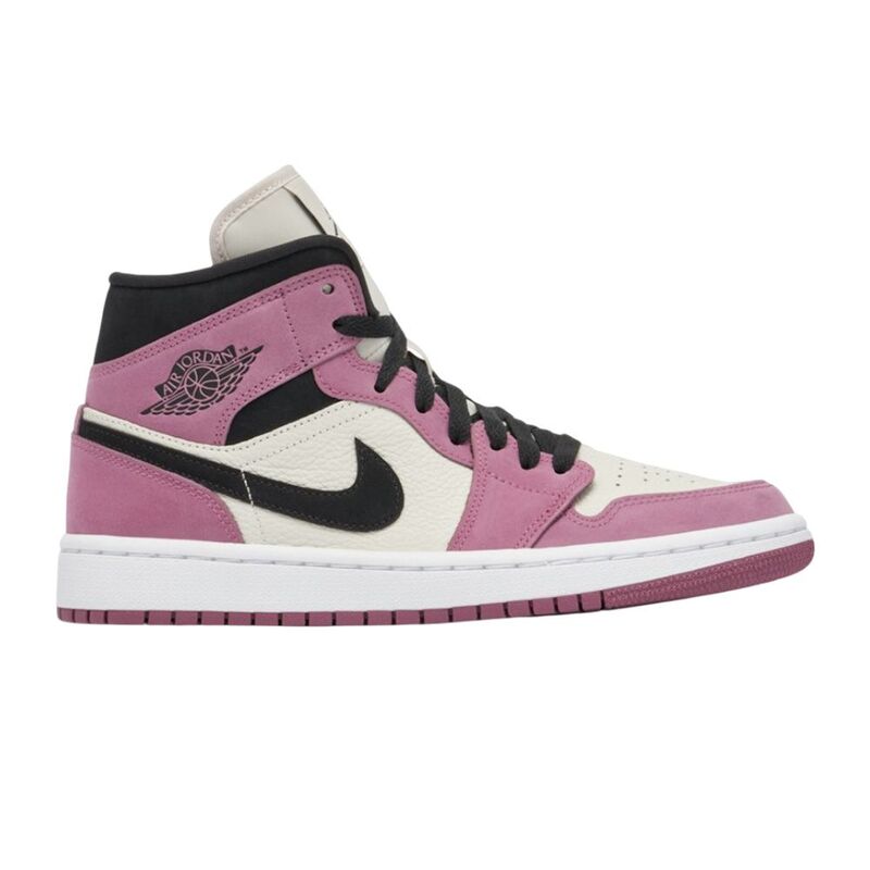 Nike Air Jordan 1 Mid Light Mulberry Sneakers Nike Air Jordan 1 Mid Light Mulberry Sneakers