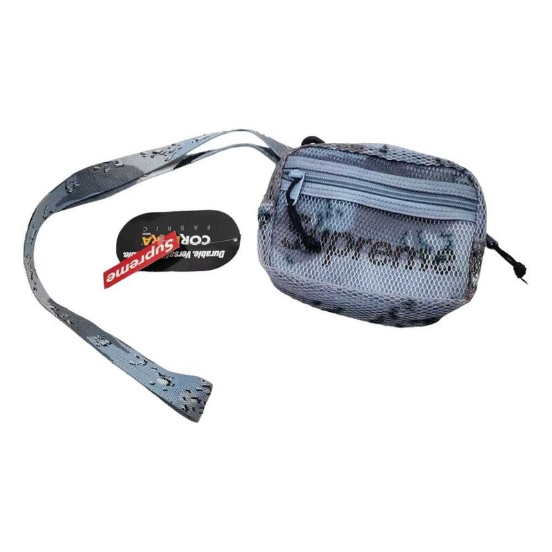 Supreme (SS20) Mesh Side Bag - Blue (Choc Chip)