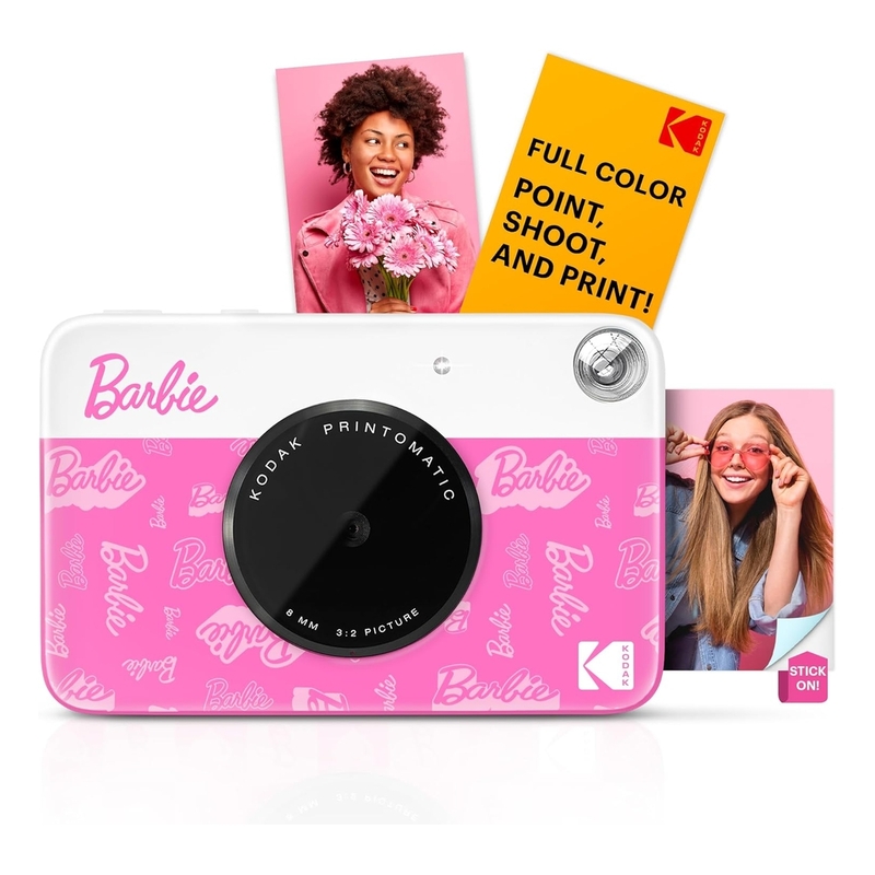 Kodak x Barbie Printomatic 2x3 Instant Print Camera 5MP Portable Instant Camera - Signature Style Kodak x Barbie Printomatic 2x3 Instant Print Camera 5MP Portable Instant Camera - Signature Style