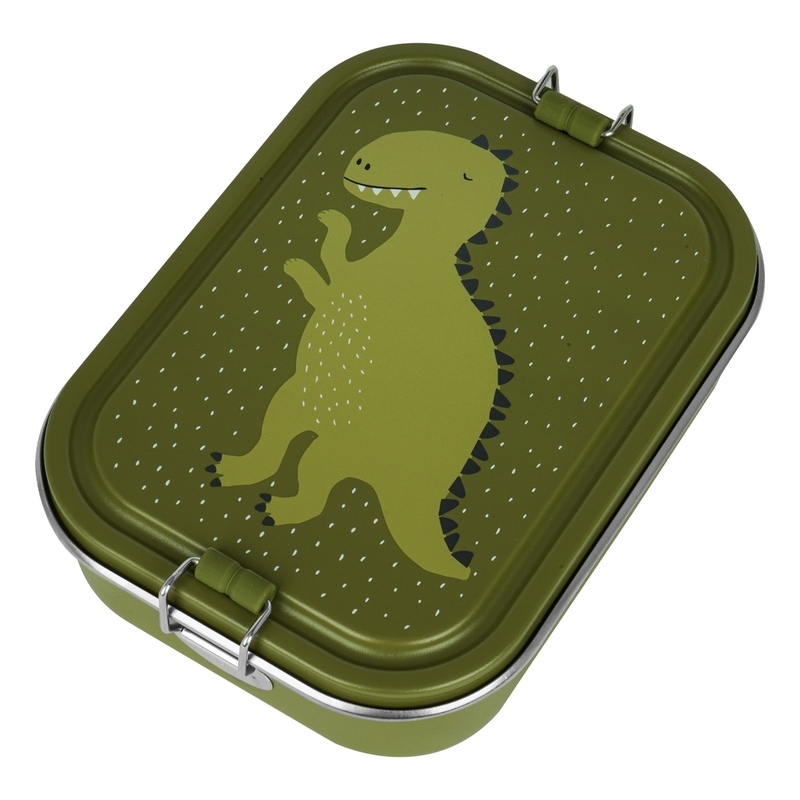 Trixie Kids Lunch Box Large - Mr. Dino Green
