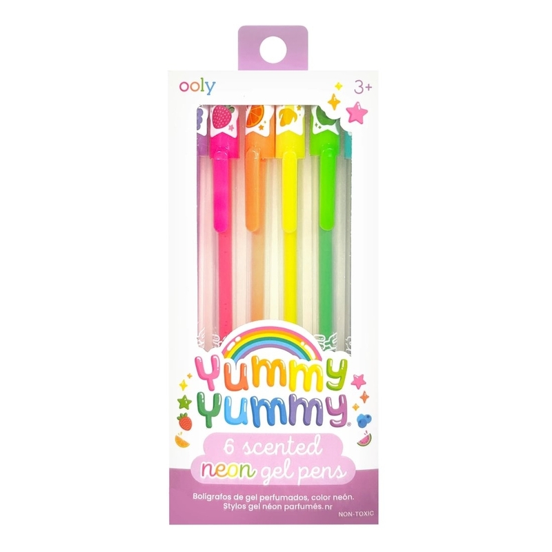 Ooly Yummy Yummy Scented Gel Pens - Neon - Set Of 6 Ooly Yummy Yummy Scented Gel Pens - Neon - Set Of 6