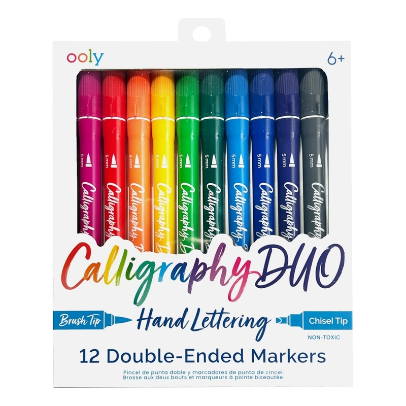 Ooly Calligraphy Duo Double-Ended Markers - Set Of 12 Ooly Calligraphy Duo Double-Ended Markers - Set Of 12
