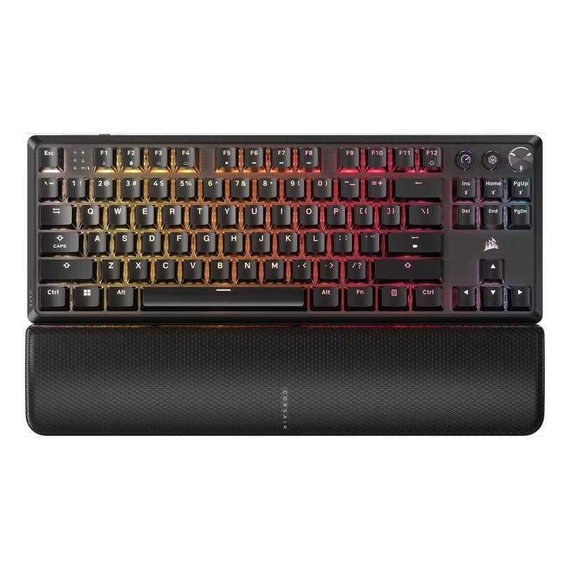Corsair K70 PRO TKL High-Performance Hall Effect Programmable Gaming Keyboard with Rapid Trigger - Black