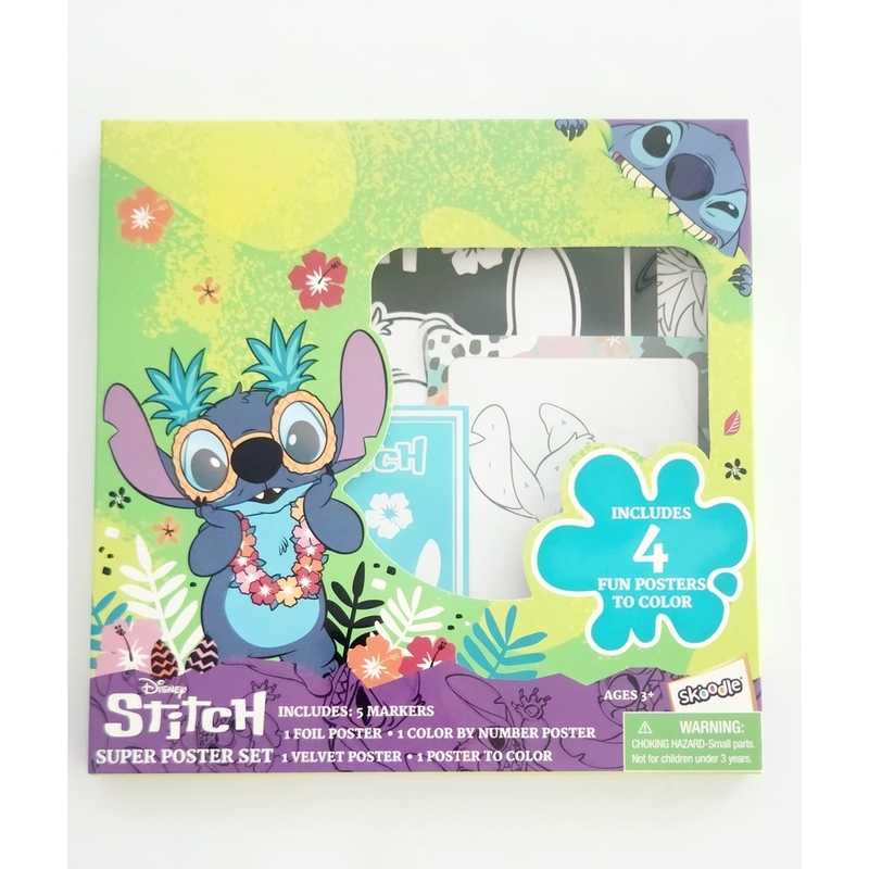 Skoodle Disney Stitch Super Poster Activity Set Skoodle Disney Stitch Super Poster Activity Set