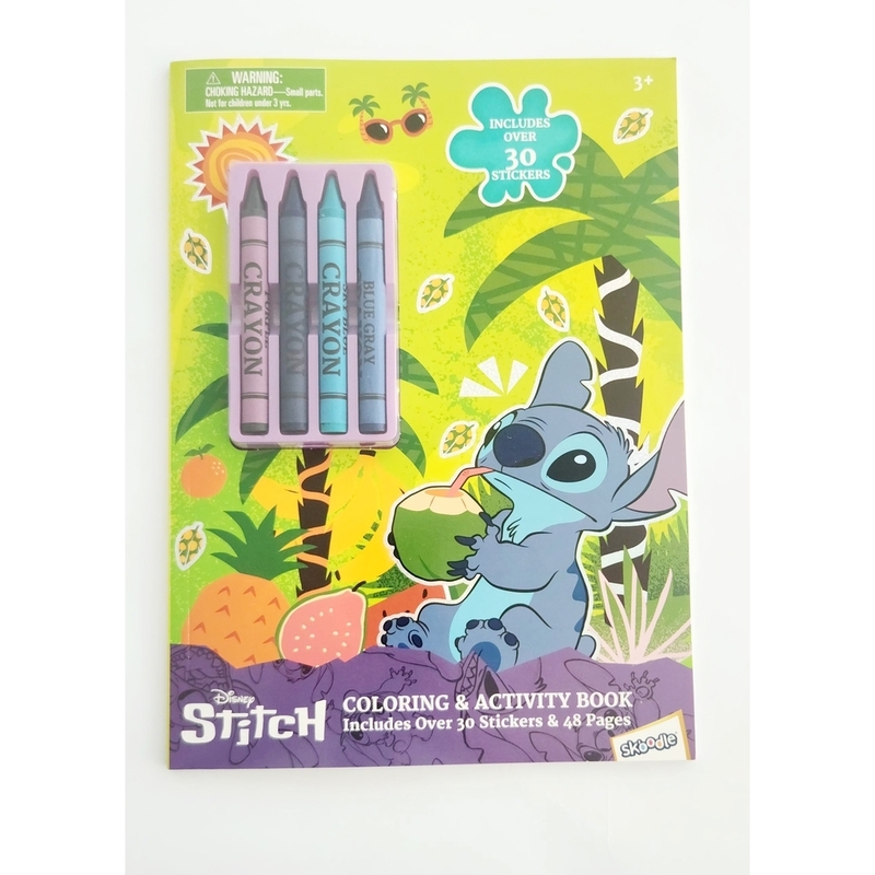 Skoodle Disney Stitch Coloring & Activity Book With Crayons Skoodle Disney Stitch Coloring & Activity Book With Crayons