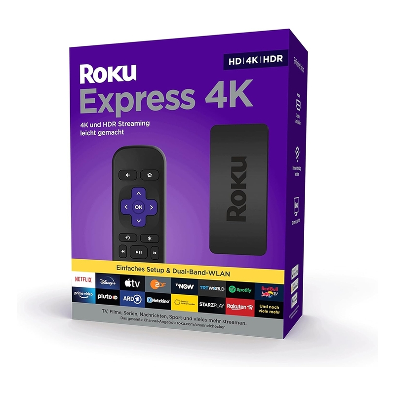 Roku Express HD Brillant 4K Picture & Vivid HDR Colour Streaming Media Player Roku Express HD Brillant 4K Picture & Vivid HDR Colour Streaming Media Player