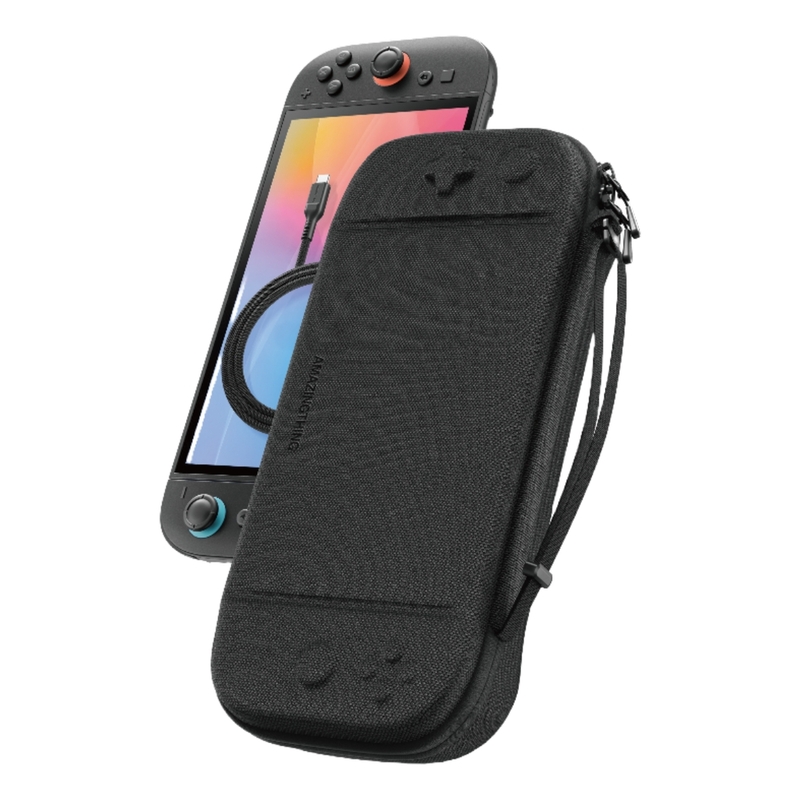 AmazingThing Nintendo Switch 2 Playshield EDC Carrying Case - Black AmazingThing Nintendo Switch 2 Playshield EDC Carrying Case - Black