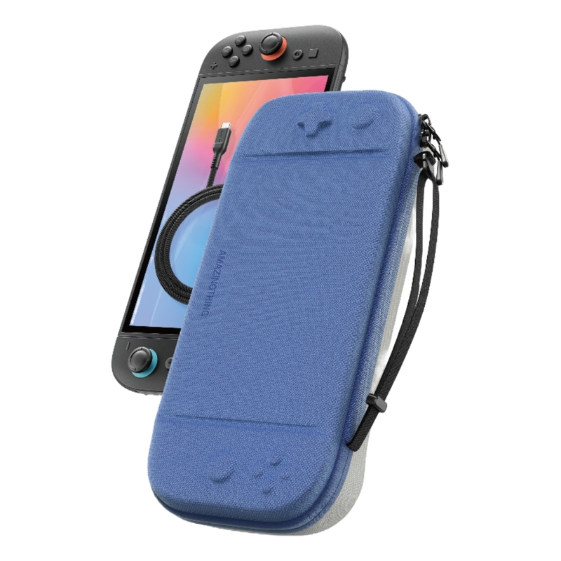AmazingThing Nintendo Switch 2 Playshield EDC Carrying Case - Blue AmazingThing Nintendo Switch 2 Playshield EDC Carrying Case - Blue