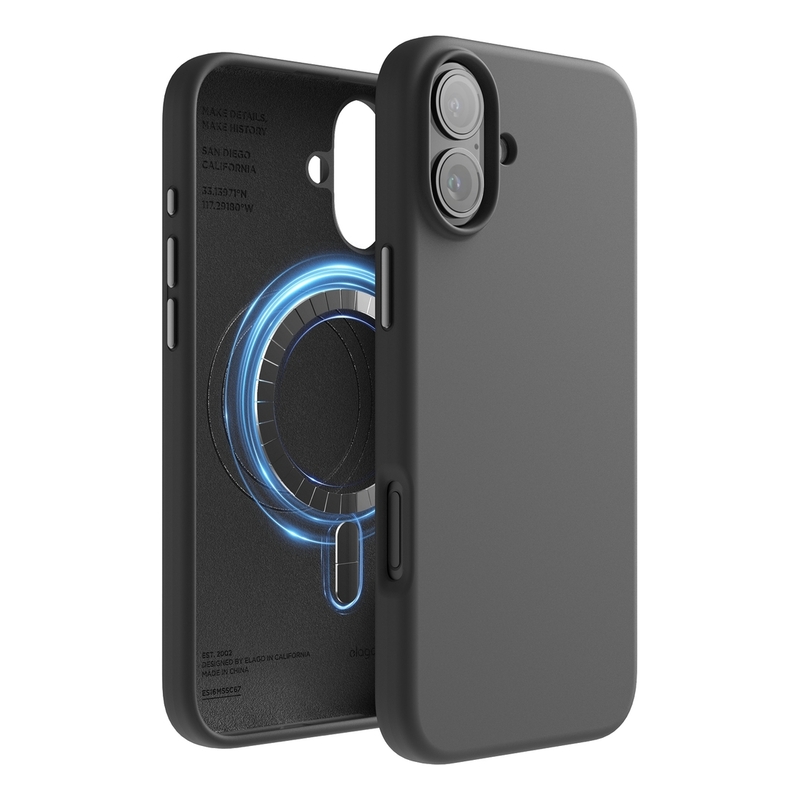 Elago Liquid Silicone Case iPhone 16 Plus 6.7" - Black