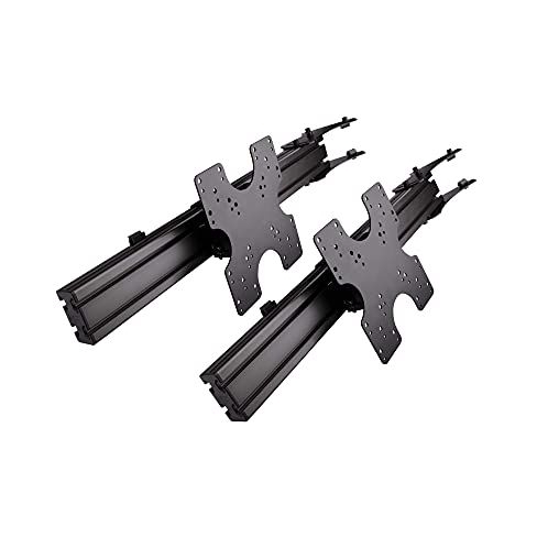 Next Level Racing Elite Freestanding Triple Monitor Stand Add-on - Carbon Grey Next Level Racing Elite Freestanding Triple Monitor Stand Add-on - Carbon Grey