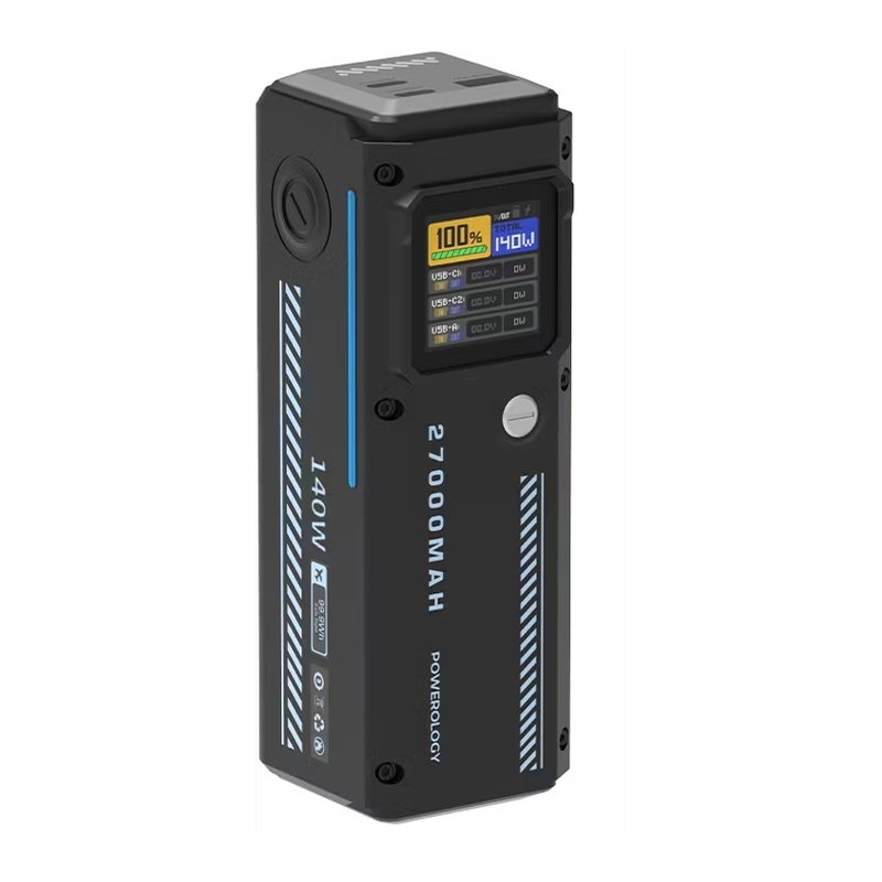 Powerology 27000mAh Smart Display Power Bank - Black Powerology 27000mAh Smart Display Power Bank - Black