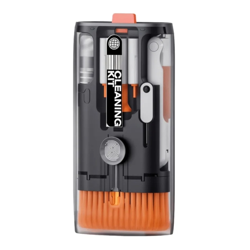 Porodo Lifestyle 11-IN-1 Multipurpose Cleaning Kit - Black Porodo Lifestyle 11-IN-1 Multipurpose Cleaning Kit - Black