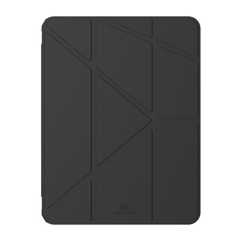 Power Support Black iPad Air 10.9 "/ 11" Folio With Pencil Holder And Quick Camera Open