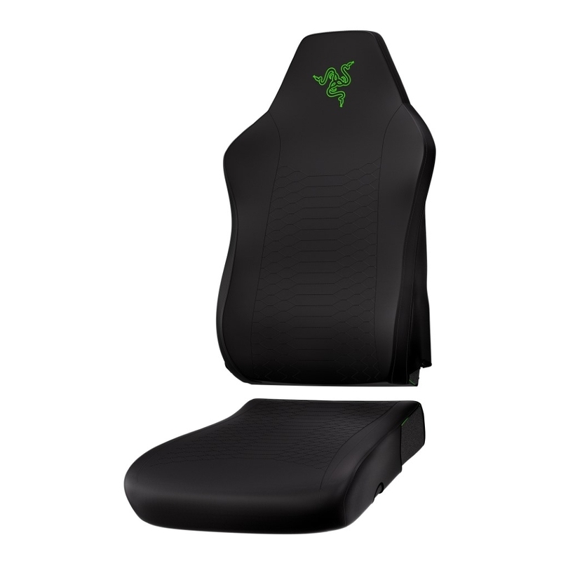 Razer Gaming Chair Sleeves Made for the Razer Iskur V2 X - Black/Green Razer Gaming Chair Sleeves Made for the Razer Iskur V2 X - Black/Green