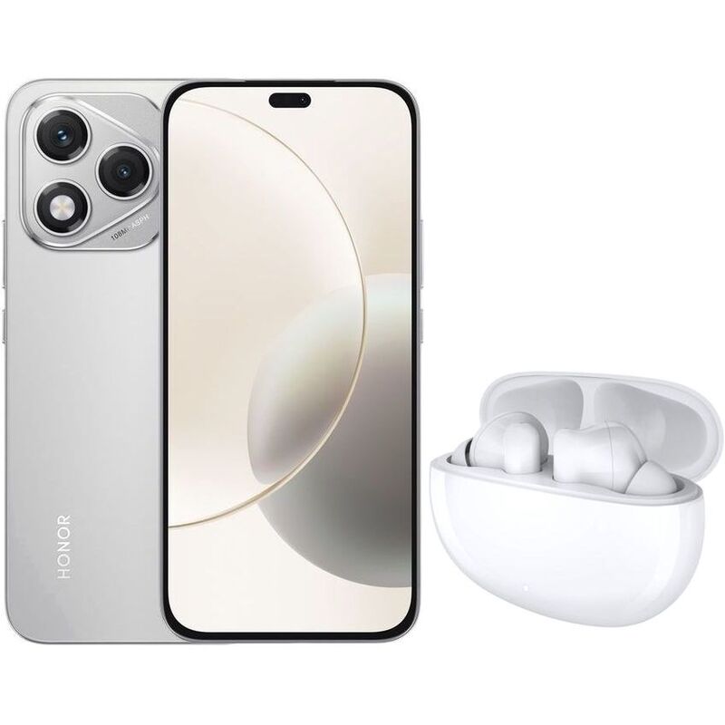 Honor 400 Lite 5G Smartphone 8GB/256GB - Velvet Grey + Honor Choice X5 True Wireless Earbuds (Bundle)