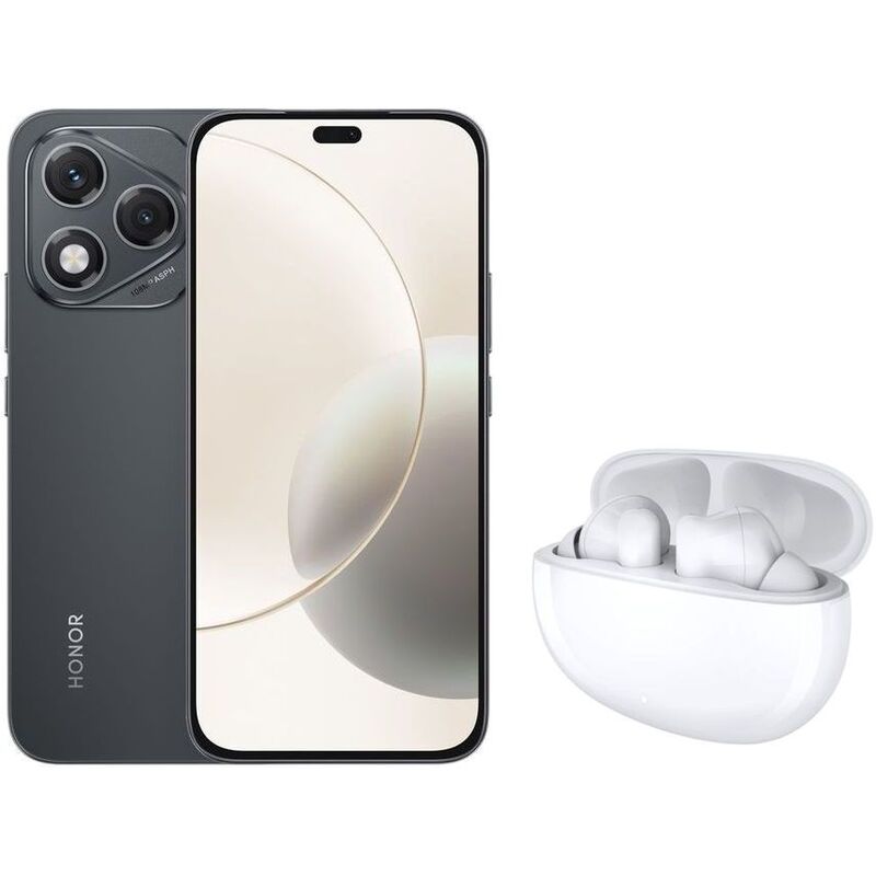 Honor 400 Lite 5G Smartphone 8GB/256GB - Velvet Black + Honor Choice X5 True Wireless Earbuds (Bundle)