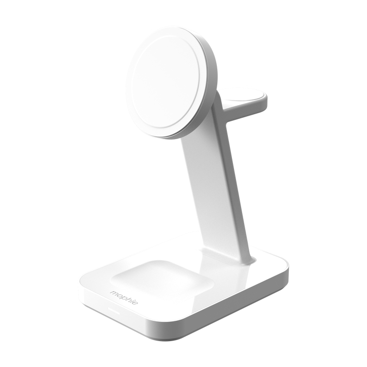 ZAGG Snap+ 3 in 1 MagSafe Wireless Charge Stand 3 Pin - White ZAGG Snap+ 3 in 1 MagSafe Wireless Charge Stand 3 Pin - White