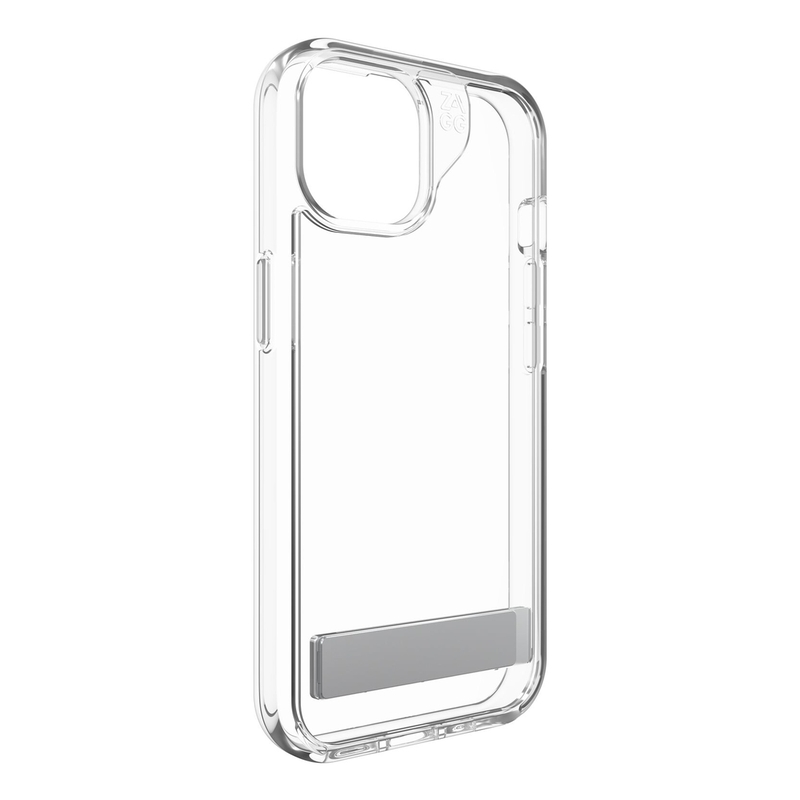 ZAGG Crystal Palace Case with Kickstand for iPhone 16e/ 15/14/ 13 - Clear