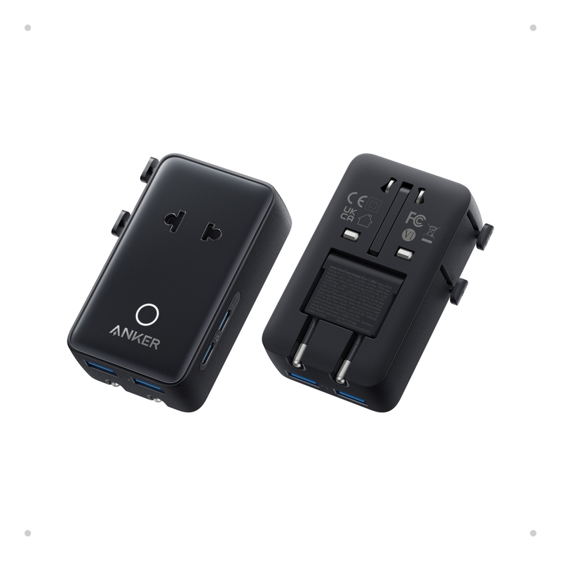 Anker Nano 20W Travel Adapter 5in1 - Black Anker Nano 20W Travel Adapter 5in1 - Black