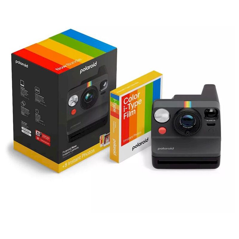 Polaroid Now Gen 3 Black + Color Film Bundle (8 Photos) Autofocus System Polaroid Now Gen 3 Black + Color Film Bundle (8 Photos) Autofocus System