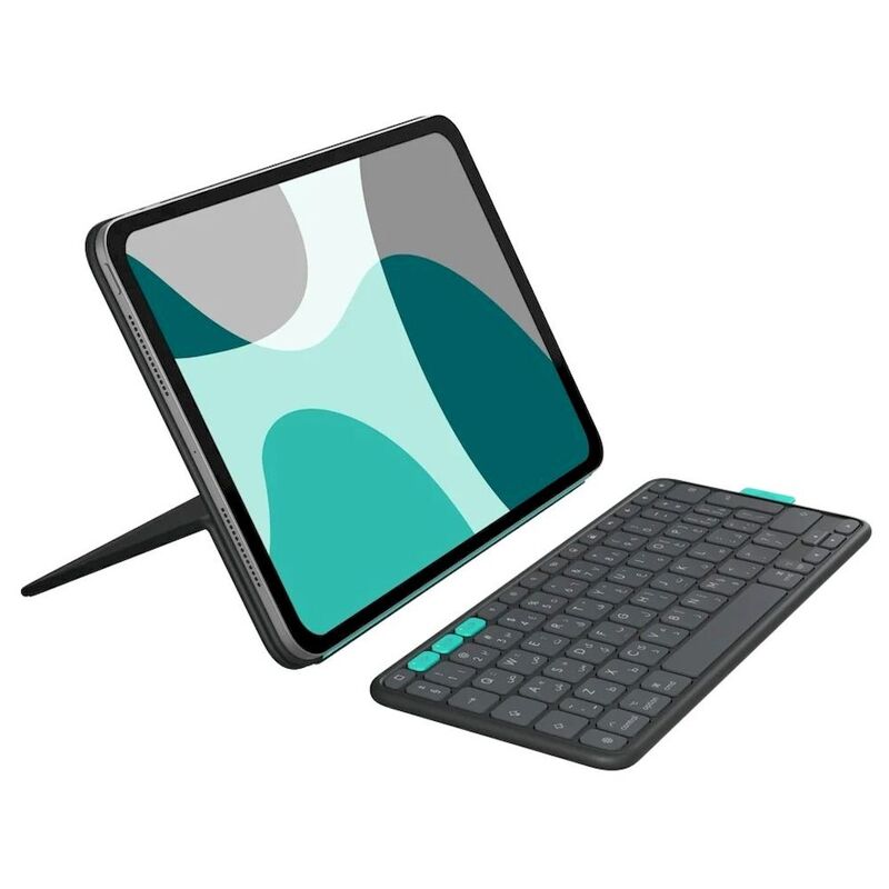 Logitech Flip Folio Keyboard Cover For iPad Pro 11-Inch (M4) iPad Air 11-Inch (M2 & M3) iPad Air (5th Gen) - Graphite (English/Arabic) Logitech Flip Folio Keyboard Cover For iPad Pro 11-Inch (M4) iPad Air 11-Inch (M2 & M3) iPad Air (5th Gen) - Graphite (English/Arabic)