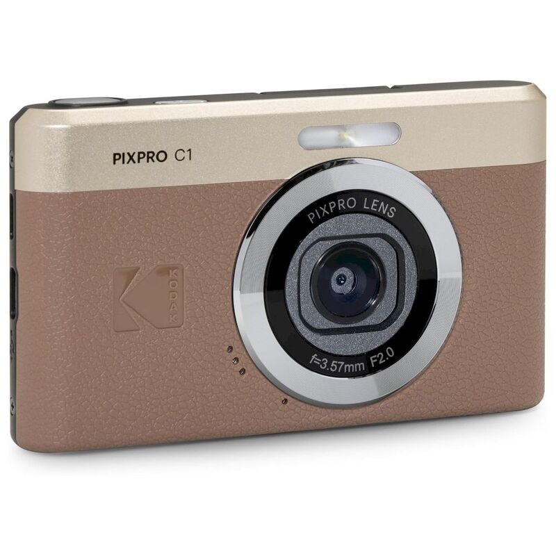 Kodak Pixpro C1 Compact 13MP Digital Camera 4X Digital Zoom - Brown Kodak Pixpro C1 Compact 13MP Digital Camera 4X Digital Zoom - Brown