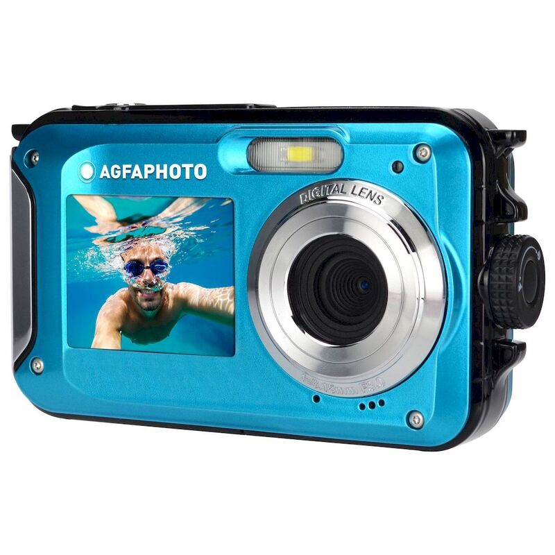 Agfaphoto Realishot WP8000 Waterproof 24MP Digital Camera 16X Digital Zoom - Blue