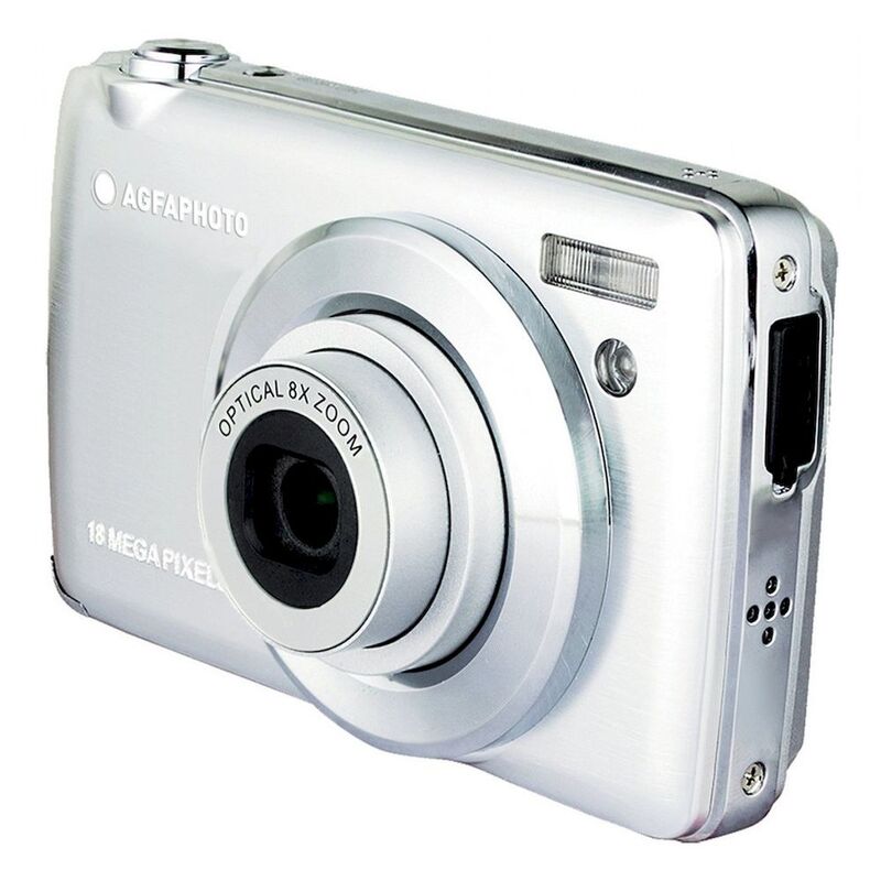 Agfaphoto Realishot DC8200 18MP Digital Compact Camera 8X Optical Zoom Full Hd Video 2.7 Inch LCD Screen Lithium Battery + Case + 16GB SD Card - Si... Agfaphoto Realishot DC8200 18MP Digital Compact Camera 8X Optical Zoom Full Hd Video 2.7 Inch LCD Screen Lithium Battery + Case + 16GB SD Card - Si...