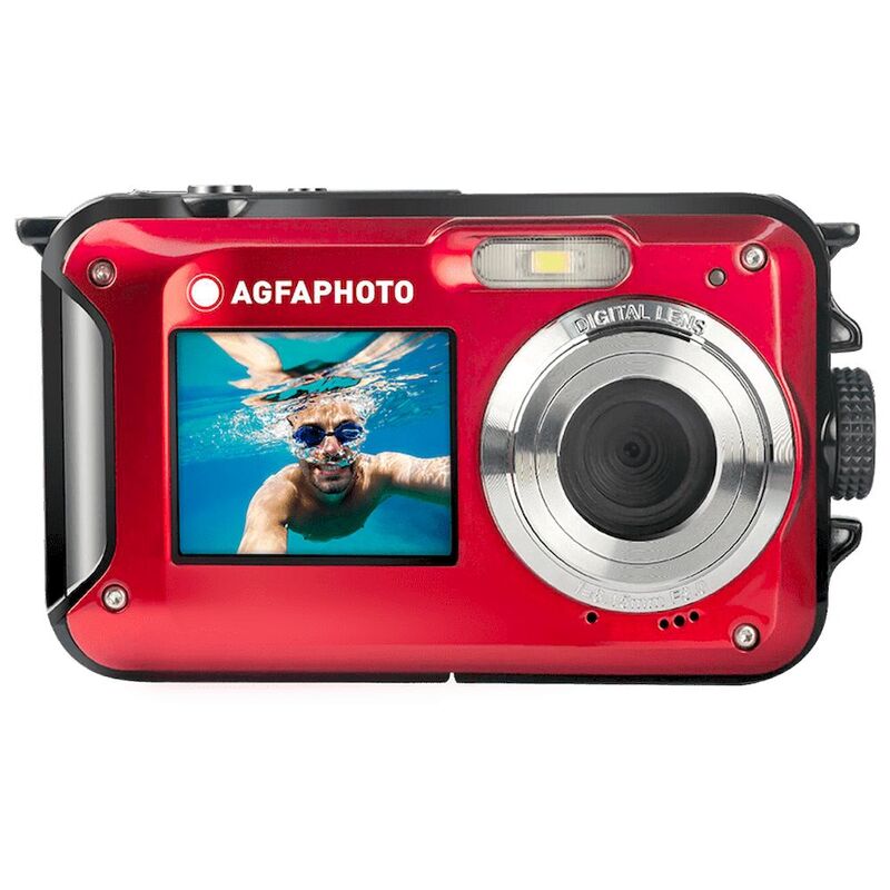 Agfaphoto Realishot Wp8000 Waterproof 24MP Digital Camera 16X Digital Zoom - Red Agfaphoto Realishot Wp8000 Waterproof 24MP Digital Camera 16X Digital Zoom - Red