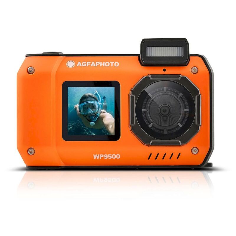 Agfaphoto Realishot WP9500 Waterproof 24MP Digital Camera 4K 18X Zoom - Orange Agfaphoto Realishot WP9500 Waterproof 24MP Digital Camera 4K 18X Zoom - Orange