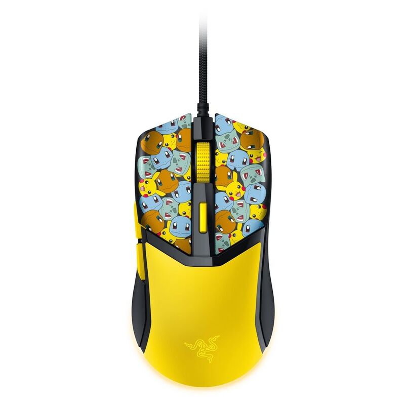 Razer Cobra Lightweight Wired Gaming Mouse With Razer Chroma RGB - Pokemon Kanto Starters Edition