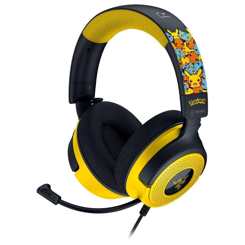 Razer Kraken V4 X Wired Gaming Headset - Pokemon Kanto Starters Edition Razer Kraken V4 X Wired Gaming Headset - Pokemon Kanto Starters Edition