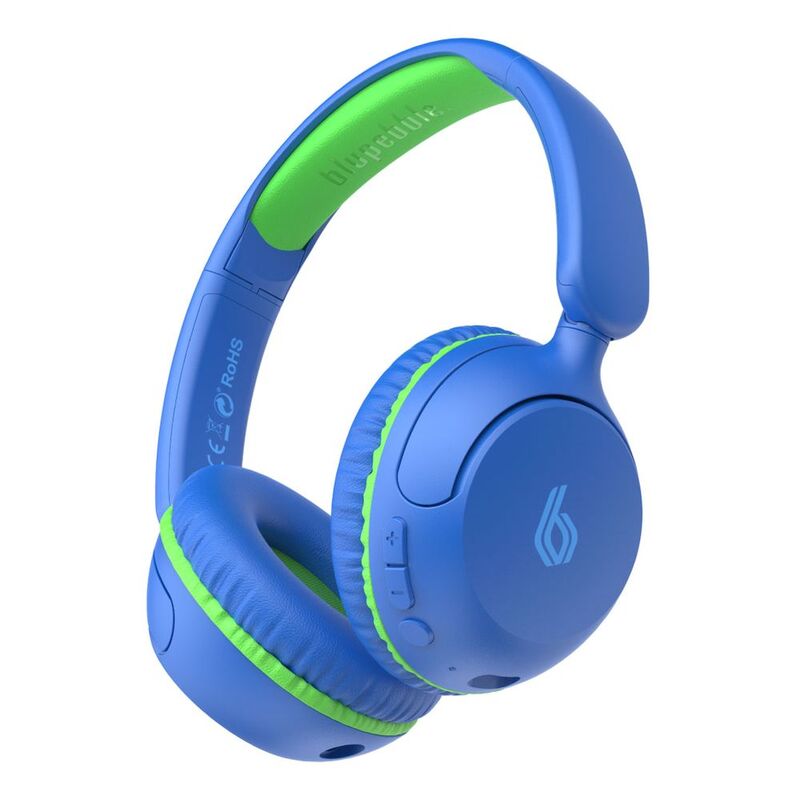 BluPebble Bounce Wireless & Wired On-Ear Headphones with Siri & Google Assistant - Blue BluPebble Bounce Wireless & Wired On-Ear Headphones with Siri & Google Assistant - Blue